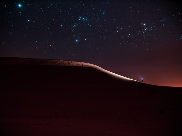 モロッコのメルズーガ大砂丘
